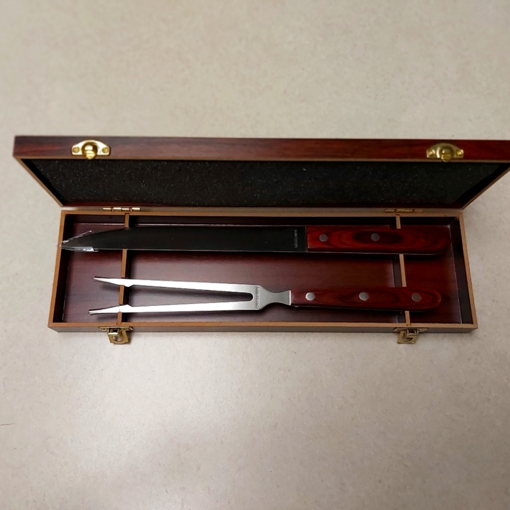 Casselman Knife and Fork Carving Utensil Set BNWOT